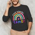 Tiny Human Tamer Watercolor Rainbow Daycare Teacher Unisex Long Sleeve T-Shirt, funny gift Tiny Human Tamer Watercolor Rainbow Daycare Teacher Unisex Long Sleeve T-Shirt, funny gift
