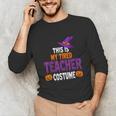 Tired Teacher Costume For Halloween Teachers Unisex Long Sleeve T-Shirt, funny gift Tired Teacher Costume For Halloween Teachers Unisex Long Sleeve T-Shirt, funny gift