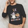 TK Boo Crew Retro Groovy Halloween Floral Ghost TK Teacher Men Women Kids Unisex Long Sleeve T-Shirt, funny gift TK Boo Crew Retro Groovy Halloween Floral Ghost TK Teacher Men Women Kids Unisex Long Sleeve T-Shirt, funny gift