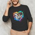 TK Teacher Transitional Kindergarten Heart Back To School Unisex Long Sleeve T-Shirt, funny gift