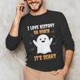 History Teacher Halloween History Class School For Men Women Kids Unisex Long Sleeve T-Shirt, funny gift