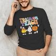 Trick Or Teach Cute Halloween Teacher Unisex Long Sleeve T-Shirt, funny gift