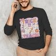 Trick Or Teach Retro Halloween Teacher Look Unisex Long Sleeve T-Shirt, funny gift Trick Or Teach Retro Halloween Teacher Look Unisex Long Sleeve T-Shirt, funny gift
