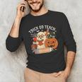 Trick Or Teach Retro Halloween Teacher Women Men Costume Unisex Long Sleeve T-Shirt, funny gift