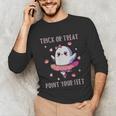 Trick Or Treat Point Your Feet Halloween Ghost Dance Teacher Unisex Long Sleeve T-Shirt, funny gift Trick Or Treat Point Your Feet Halloween Ghost Dance Teacher Unisex Long Sleeve T-Shirt, funny gift