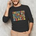 Twin Day Friends Teacher Twinning With My Bestie Matching Unisex Long Sleeve T-Shirt, funny gift Twin Day Friends Teacher Twinning With My Bestie Matching Unisex Long Sleeve T-Shirt, funny gift