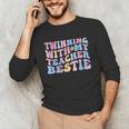 Twinning With My Teacher Bestie Teaching Partner Unisex Long Sleeve T-Shirt, funny gift Twinning With My Teacher Bestie Teaching Partner Unisex Long Sleeve T-Shirt, funny gift