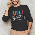 UFLI Queen Science Of Reading Literacy Teacher Appreciation Unisex Long Sleeve T-Shirt, funny gift