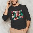 Verry Merry Speech Language Pathologist Teacher Christmas Unisex Long Sleeve T-Shirt, funny gift