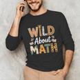 Wild About Math Cute Teacher Student Math Club Unisex Long Sleeve T-Shirt, funny gift Wild About Math Cute Teacher Student Math Club Unisex Long Sleeve T-Shirt, funny gift
