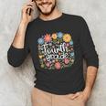 Wildflower 4th Fourth Grade Floral Back To School Teacher Unisex Long Sleeve T-Shirt, funny gift Wildflower 4th Fourth Grade Floral Back To School Teacher Unisex Long Sleeve T-Shirt, funny gift