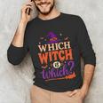 Which Witch Is Which Halloween For Women Men English Teacher Unisex Long Sleeve T-Shirt, funny gift Which Witch Is Which Halloween For Women Men English Teacher Unisex Long Sleeve T-Shirt, funny gift