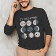 Women Science Teacher Moon Phases Scientist Back To School Unisex Long Sleeve T-Shirt, funny gift