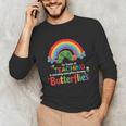 The Wonder Of Teaching Is Watching Caterpillars Teacher Unisex Long Sleeve T-Shirt, funny gift