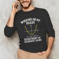 Working On My Quads Algebra Math Gym Teacher Unisex Long Sleeve T-Shirt, funny gift Working On My Quads Algebra Math Gym Teacher Unisex Long Sleeve T-Shirt, funny gift