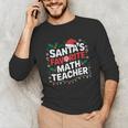 Xmas Lighting Santa's Favorite Math Teacher Christmas Unisex Long Sleeve T-Shirt, funny gift Xmas Lighting Santa's Favorite Math Teacher Christmas Unisex Long Sleeve T-Shirt, funny gift