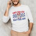 2nd Grade Batter Up Back To School Baseball Teacher Kids Unisex Long Sleeve T-Shirt, funny gift 2nd Grade Batter Up Back To School Baseball Teacher Kids Unisex Long Sleeve T-Shirt, funny gift