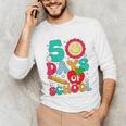 50 Days Of School Teacher Happy 50th Day Of School Kids Unisex Long Sleeve T-Shirt, funny gift