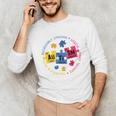 Autism Awareness Shirt Periodic Puzzle Science Teacher Men Women Kids Unisex Long Sleeve T-Shirt, funny gift