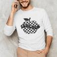 Back To School Checkered Apple Teacher Checkerboard Teacher For Men Women Girls Kids Unisex Long Sleeve T-Shirt, funny gift Back To School Checkered Apple Teacher Checkerboard Teacher For Men Women Girls Kids Unisex Long Sleeve T-Shirt, funny gift