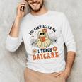 You Can't Scare Me I Teach Daycare Teacher Halloween Ghost Unisex Long Sleeve T-Shirt, funny gift You Can't Scare Me I Teach Daycare Teacher Halloween Ghost Unisex Long Sleeve T-Shirt, funny gift