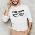 THIS IS MY COSTUME Eraser Teacher Halloween Costume Unisex Long Sleeve T-Shirt, funny gift THIS IS MY COSTUME Eraser Teacher Halloween Costume Unisex Long Sleeve T-Shirt, funny gift