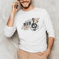 Cut Music Teacher Shirt With a Piano Keys Notes And Flowers Unisex Long Sleeve T-Shirt, funny gift Cut Music Teacher Shirt With a Piano Keys Notes And Flowers Unisex Long Sleeve T-Shirt, funny gift