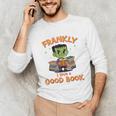 Cute Halloween Teacher Librarian Frankenstein Reading Books Unisex Long Sleeve T-Shirt, funny gift Cute Halloween Teacher Librarian Frankenstein Reading Books Unisex Long Sleeve T-Shirt, funny gift