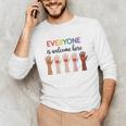 Everyone Is Welcome Here Idaho Teacher Unisex Long Sleeve T-Shirt, funny gift