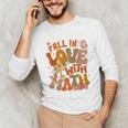 Fall In Love With Science Math Teacher Fall Thanksgiving Unisex Long Sleeve T-Shirt, funny gift