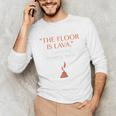 The Floor Is Lava For History Lovers & Teachers Premium Tri-Blend Unisex Long Sleeve T-Shirt, funny gift The Floor Is Lava For History Lovers & Teachers Premium Tri-Blend Unisex Long Sleeve T-Shirt, funny gift
