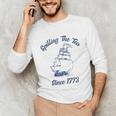 Fun 4th Of July Spilling The Tea Since 1773 History Teacher Unisex Long Sleeve T-Shirt, funny gift