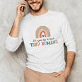 Good Day To Teach Tiny Humans Rainbow Teacher Unisex Long Sleeve T-Shirt, funny gift