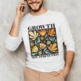 Growth Not Perfection Abstract Florals SPED Teacher Unisex Long Sleeve T-Shirt, funny gift Growth Not Perfection Abstract Florals SPED Teacher Unisex Long Sleeve T-Shirt, funny gift