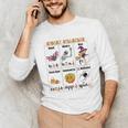 Halloween Reading Spooky Syllables Teacher Vintage Unisex Long Sleeve T-Shirt, funny gift