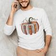 Halloween Teacher Librarians Fall Book Pumpkin Retro Reading Unisex Long Sleeve T-Shirt, funny gift Halloween Teacher Librarians Fall Book Pumpkin Retro Reading Unisex Long Sleeve T-Shirt, funny gift
