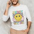 Happy Dot Day Hippie Flowers Smile Face Groovy Teacher Kids Unisex Long Sleeve T-Shirt, funny gift Happy Dot Day Hippie Flowers Smile Face Groovy Teacher Kids Unisex Long Sleeve T-Shirt, funny gift