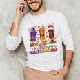 Happy Hallothanksmas Halloween Thanksgiving Pencils Teachers Unisex Long Sleeve T-Shirt, funny gift Happy Hallothanksmas Halloween Thanksgiving Pencils Teachers Unisex Long Sleeve T-Shirt, funny gift