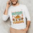 Humor I Teach The Cutest Turkeys Thanksgiving Teacher Unisex Long Sleeve T-Shirt, funny gift