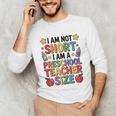 I'm Not Short I'm A Preschool Teacher Size Quote Women Unisex Long Sleeve T-Shirt, funny gift I'm Not Short I'm A Preschool Teacher Size Quote Women Unisex Long Sleeve T-Shirt, funny gift