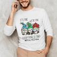 It's Fine We'Re Fine Gnome Pre-K Teacher Christmas Light For Men Women Unisex Long Sleeve T-Shirt, funny gift