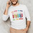 Its Okay To Feel All The Feels Mood Color Crayons Teacher Unisex Long Sleeve T-Shirt, funny gift Its Okay To Feel All The Feels Mood Color Crayons Teacher Unisex Long Sleeve T-Shirt, funny gift