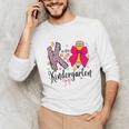 K Is For Kindergarten Teacher Coquette Bow Back To School Unisex Long Sleeve T-Shirt, funny gift K Is For Kindergarten Teacher Coquette Bow Back To School Unisex Long Sleeve T-Shirt, funny gift