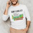 Can I Lick It Periodic Table Chart Science Teacher Unisex Long Sleeve T-Shirt, funny gift Can I Lick It Periodic Table Chart Science Teacher Unisex Long Sleeve T-Shirt, funny gift