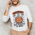 Mad Scientist Pumpkin Science Teacher Halloween Costume Kids Unisex Long Sleeve T-Shirt, funny gift Mad Scientist Pumpkin Science Teacher Halloween Costume Kids Unisex Long Sleeve T-Shirt, funny gift