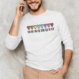 Music Teacher Hearts Music Teaching Unisex Long Sleeve T-Shirt, funny gift