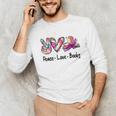 Peace Love Books Librarian Teacher Life Book Library Tie Dye Unisex Long Sleeve T-Shirt, funny gift Peace Love Books Librarian Teacher Life Book Library Tie Dye Unisex Long Sleeve T-Shirt, funny gift