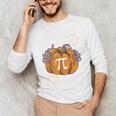 Pi Day Pumpkin Pi Math Teacher Halloween Costume Unisex Long Sleeve T-Shirt, funny gift