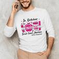 Pre-k Teacher In October We Wear Pink Breast Cancer Unisex Long Sleeve T-Shirt, funny gift