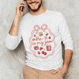 Preschool Pre-K Is My Jam Strawberry Girl Teacher Kids Unisex Long Sleeve T-Shirt, funny gift